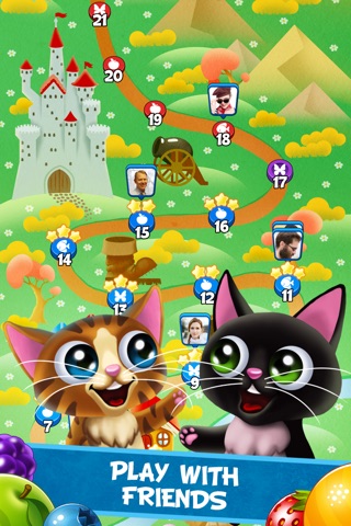 Fruity Cat Pop: bubble shooter screenshot 4