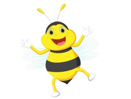 A cute animated bee