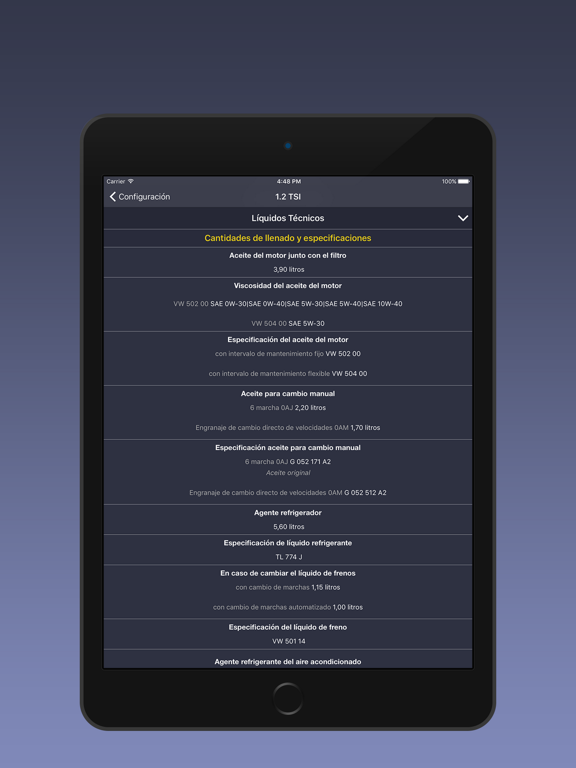 VAG service - Audi, Porsche, Seat, Skoda, VW. iPad Capturas de pantalla