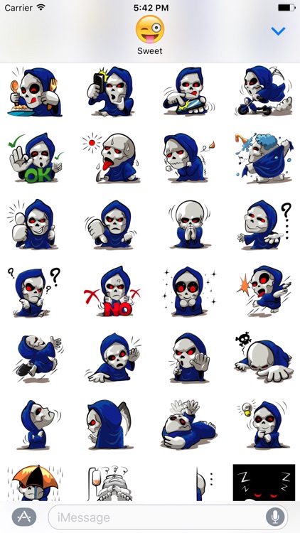 Skull Reaper - Halloween Stickers Pack