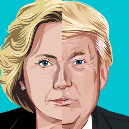 Hillary vs Donald trump  – USA election game 2016 Icon