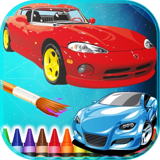 Car Coloring Book - Kids to Paint Supercars icon