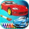 Car Coloring Book - Kids to Paint Supercars