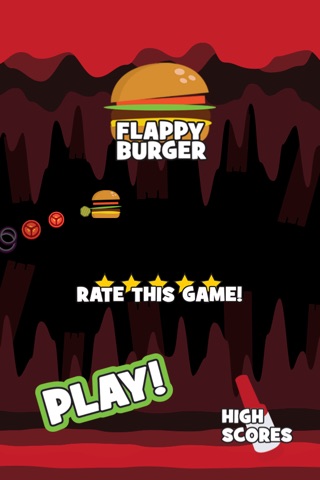 Flappy Burger Adventures screenshot 2