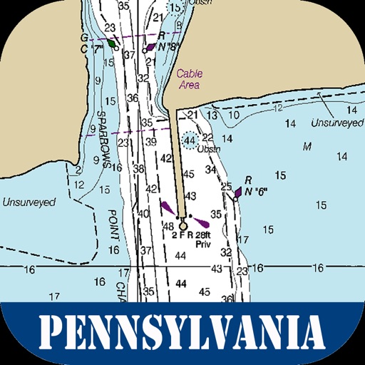 Pennsylvania Raster Maps iOS App