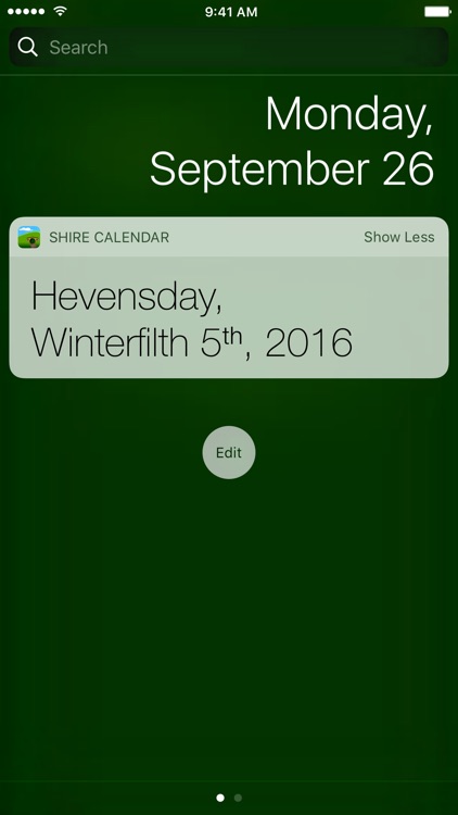 Shire Calendar
