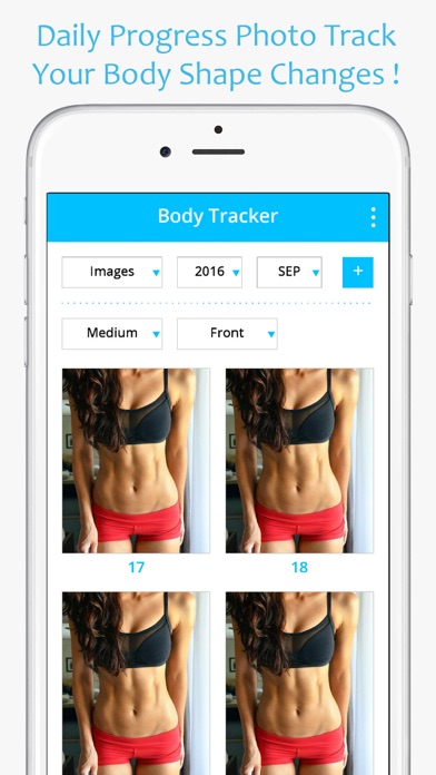 Body Fit Progress Tracker - Photo & Measurements screenshot 2
