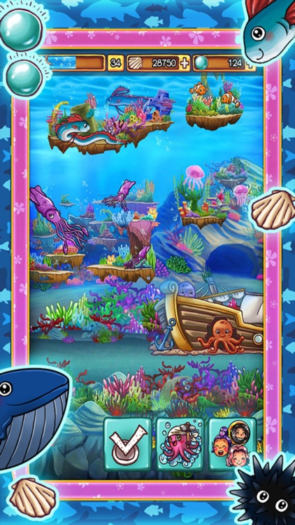 Aquarium Island: Build kingdoms of ocean life