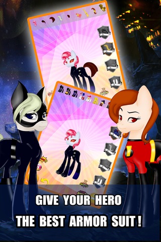 Pony Pet Superhero Creator Games screenshot 2