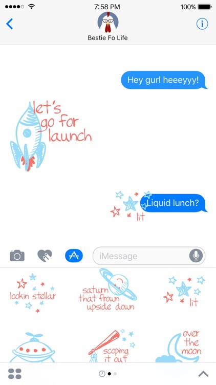 Space Pun Stickers