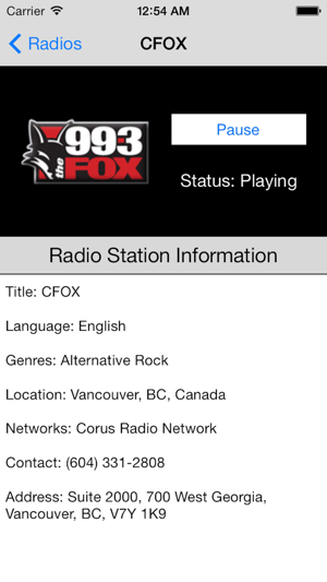 Canada Radio Live(圖5)-速報App