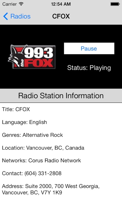 Canada Radio Live screenshot-4