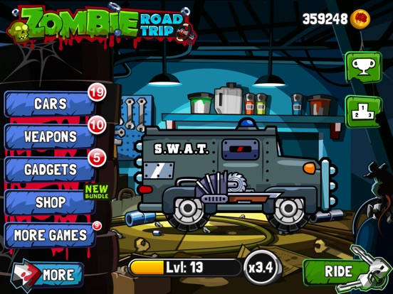 zombie road trip game free