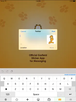 Imágen 4 Garfield - StickerTap iphone