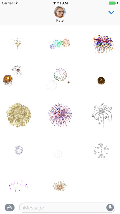 Animated Fireworks Sticker Pack