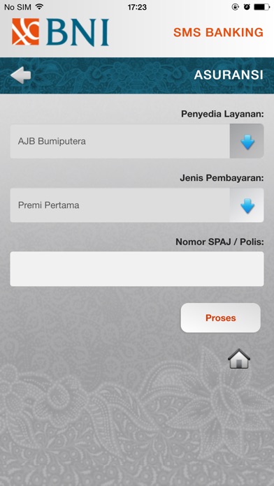 BNI SMS Banking iPhone BNI SMS Banking iPhone