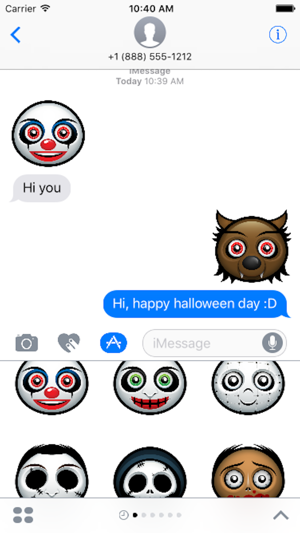 Halloween Face Emoji - Sticker(圖3)-速報App