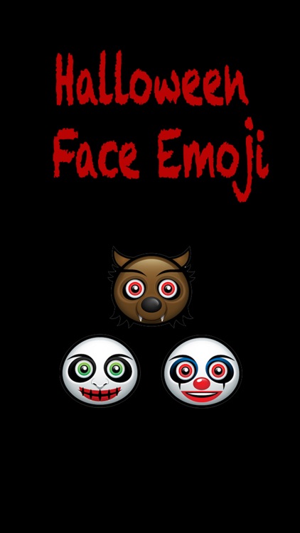 Halloween Face Emoji - Sticker