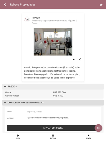 Rebeca Propiedades Inmobiliaria screenshot 4