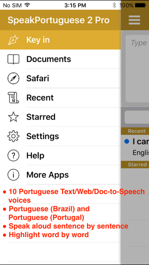 SpeakPortuguese 2 Pro (10 Portuguese TTS