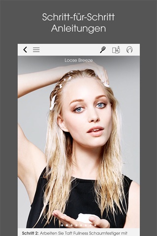 Schwarzkopf Frisur Styleguide screenshot 3