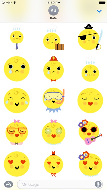 Emoji Pals - Skye stickers