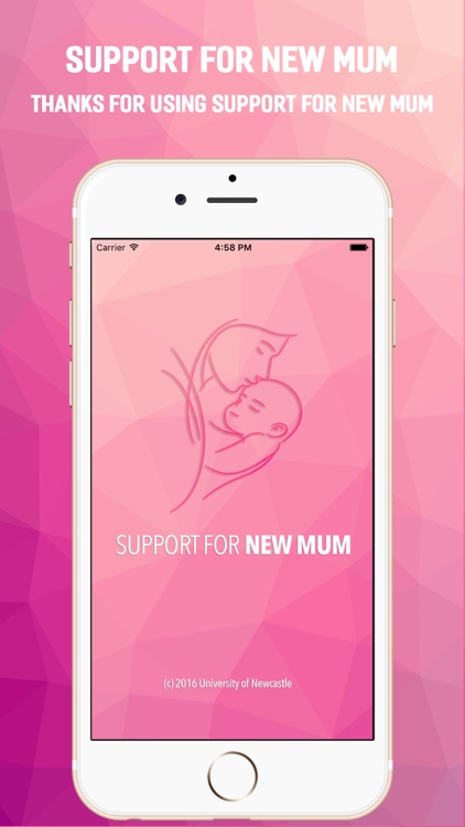 Support for New Mums App