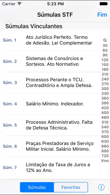 Súmulas STF (Supremo Tribunal Federal)