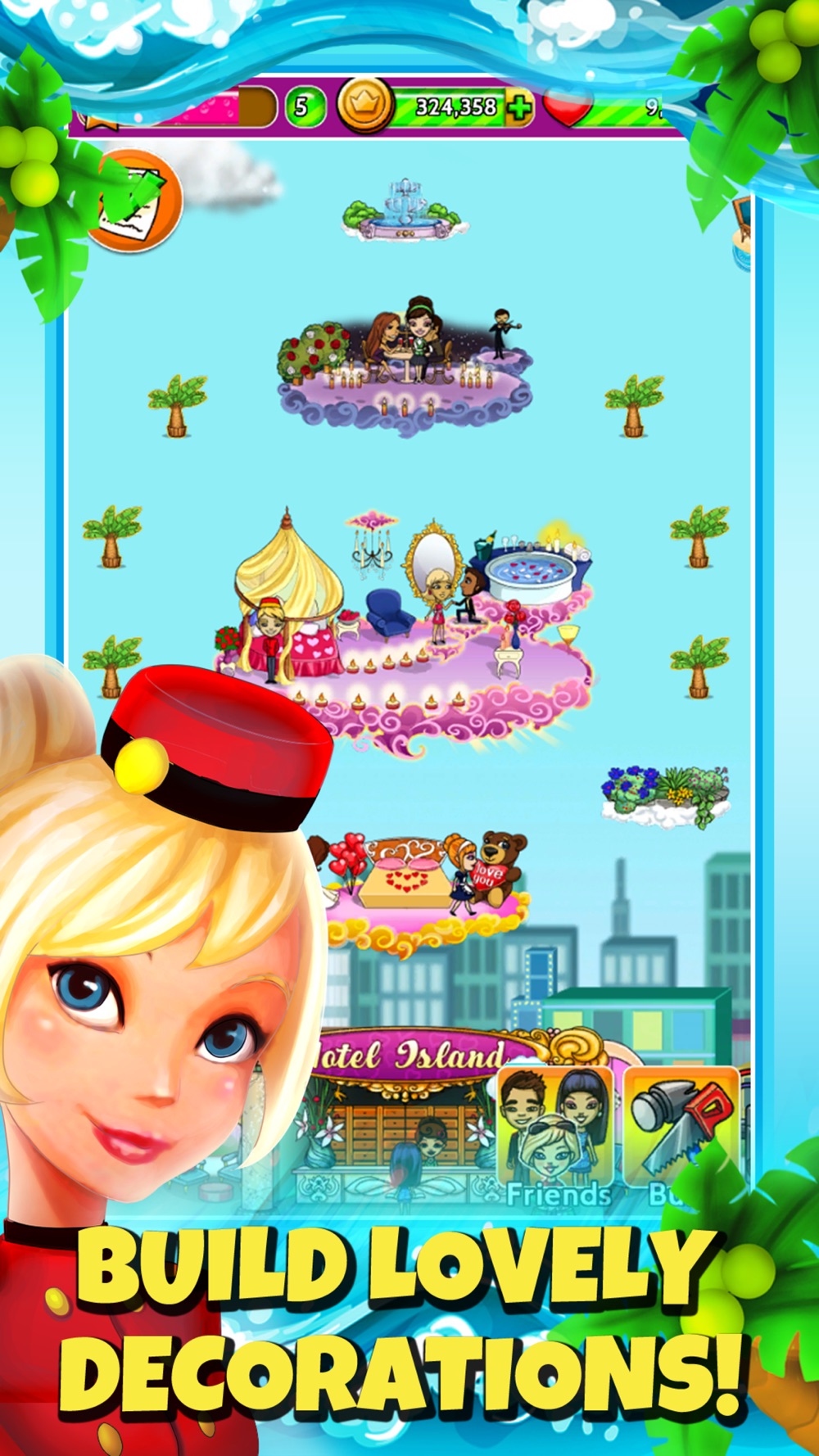 Hotel Island: Paradise Story! hack tool