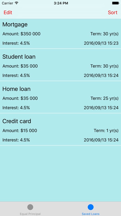 Loan Manager: Calculate loans with Equal Principal screenshot-3