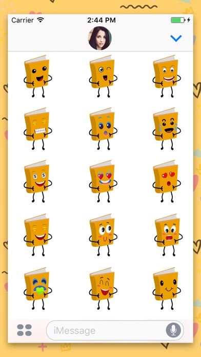 Book Emoji : Animated Stickers screenshot 3