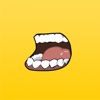 Crazy Mouth Stickers