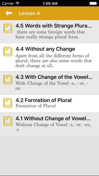 How to cancel & delete German Grammar - Improve your skill from iphone & ipad 2