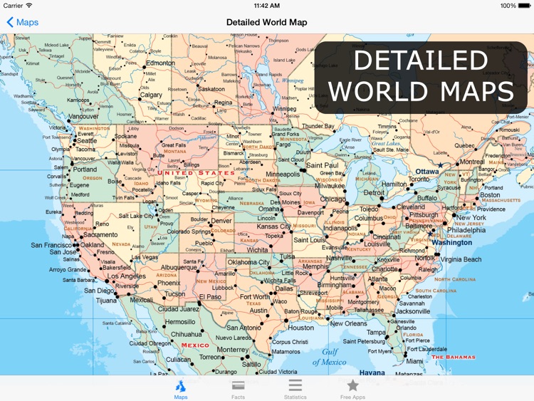 Atlas for iPad - Maps & Facts