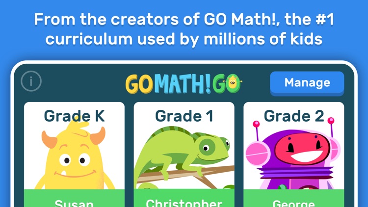 GO Math! GO – Fun learning for grades K, 1st & 2nd screenshot-0