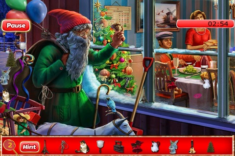 christmas hidden object - puzzle game screenshot 2