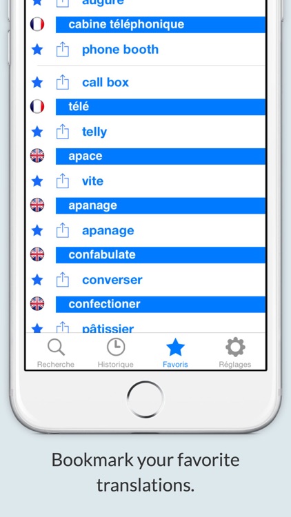 Offline English French Dictionary with Voice