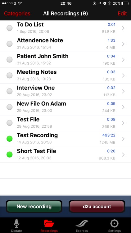 dictate2us: Voice Recorder - Transcription Service