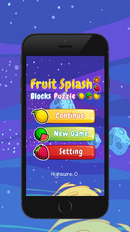 Fruit Splash Blocks Puzzle