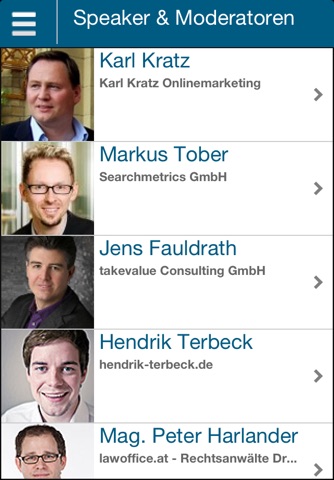 SEOkomm und OMX Konferenz Programm-Planung screenshot 4