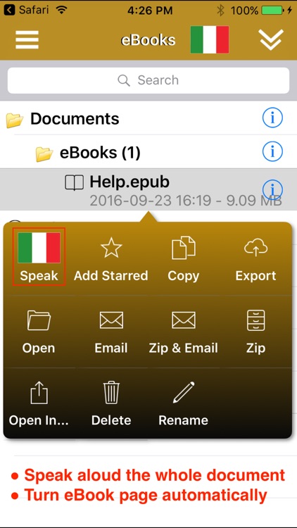 SpeakItalian 2 Pro (6 Italian Text-to-Speech) screenshot-3