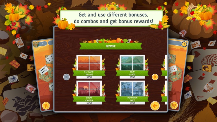 Solitaire Match 2 Cards Free. Thanksgiving Day Card Game