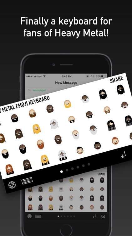 Heavy Metal Emoji Keyboard
