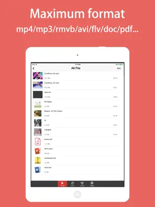 Screenshot 2 HD Video Player - media player & file manager iphone