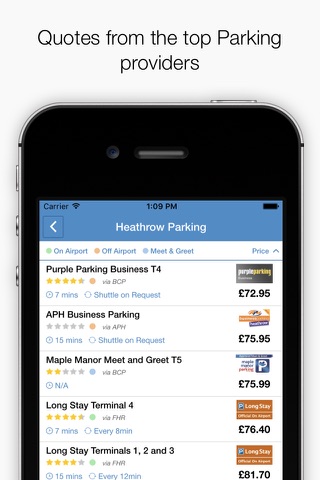 Airport Parking Shop - Compare Prices & Book screenshot 3