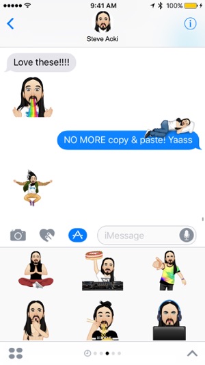 Steve Aoki ™ by Moji Stickers