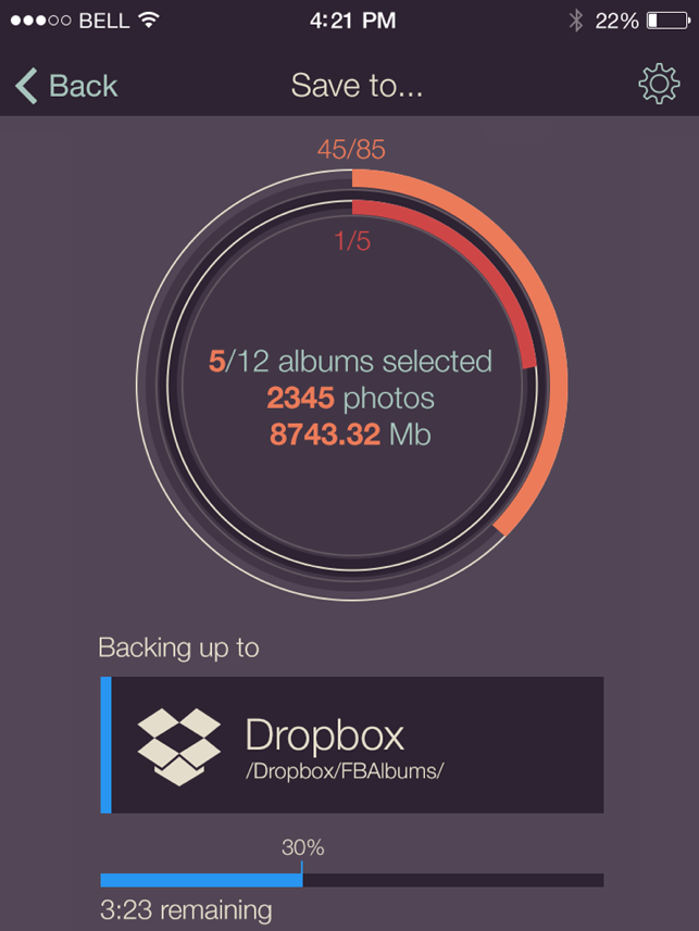 ‎PikUp Pro - Backup Social Photo Screenshot