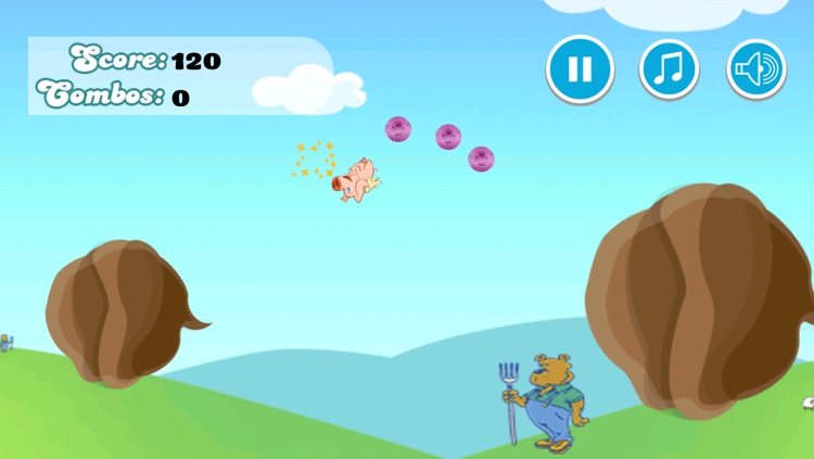 Cute Magical Flying Pig Race Pro - cool sky bouncing racing game