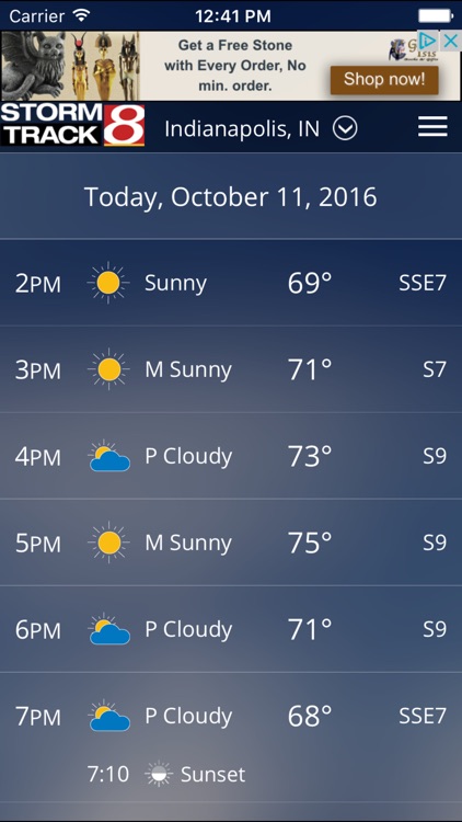WISH-TV Weather - Radar & Forecasts screenshot-4