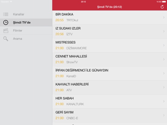 Ücretsiz Türk Televizyonu (iPad sürümü) screenshot 2